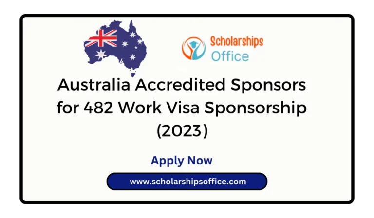 Australia Accredited Sponsors for 482 Work Visa Sponsorship (2023)